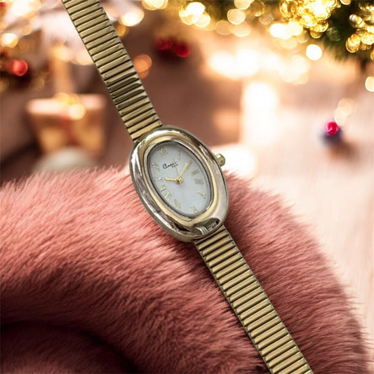 White Queen Golden Watch