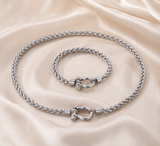 Monarch Rope Silver Bracelet