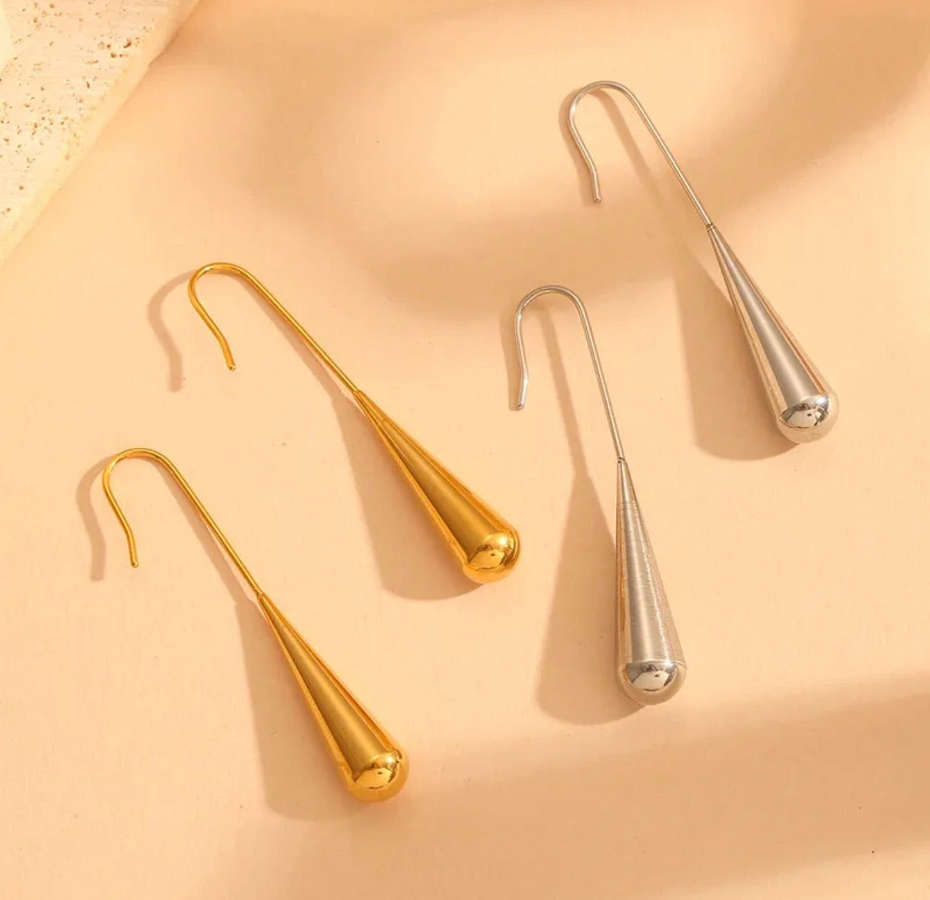 Silver Drop Earrings