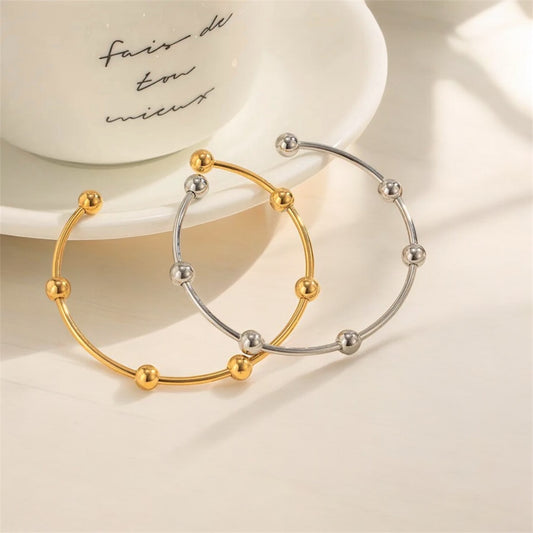 Gold And Silver Cuff Bracelet