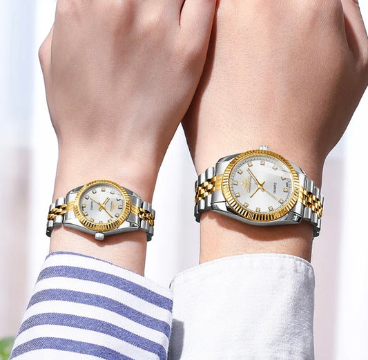 Two Tones Big Watch