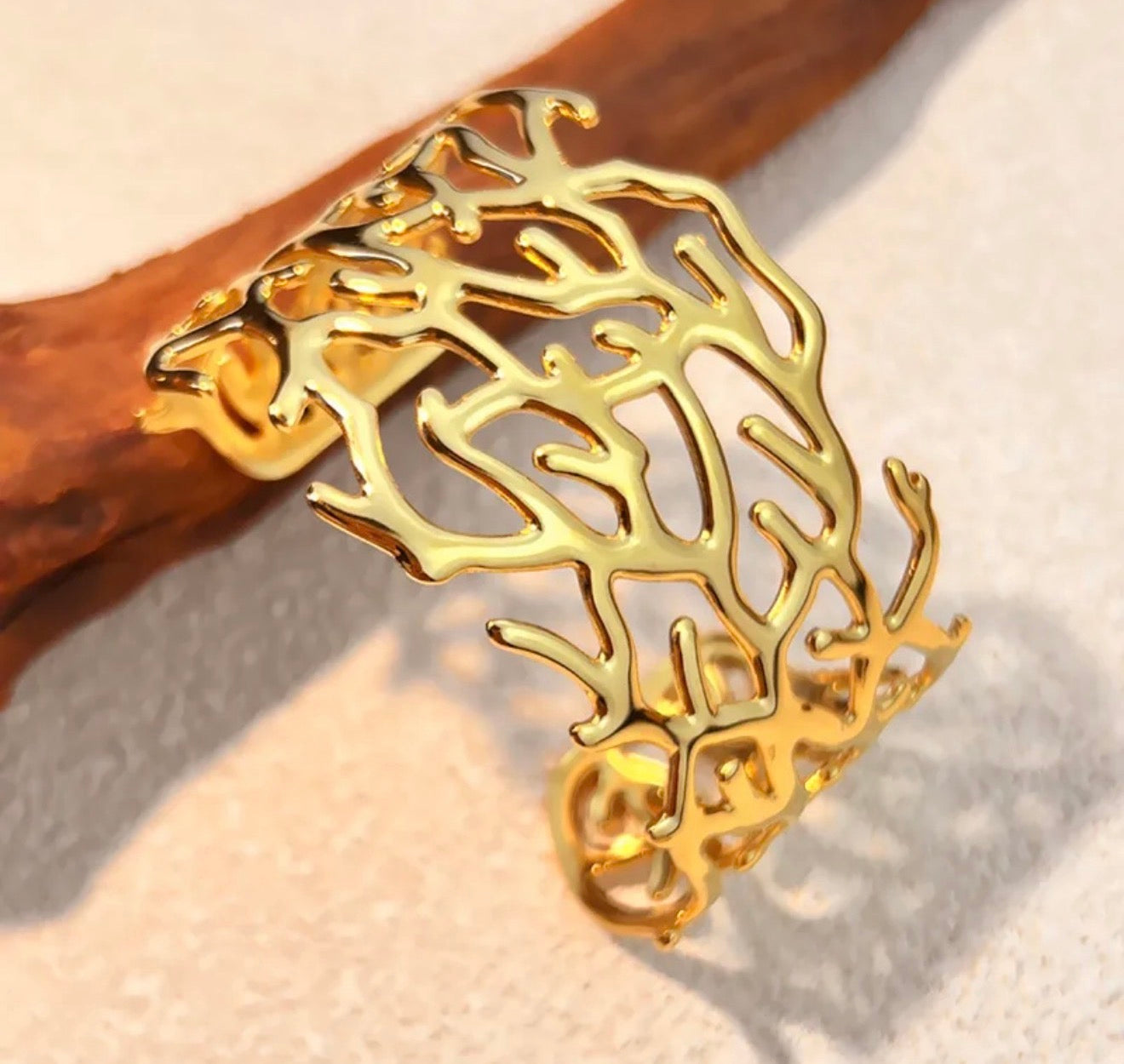 Golden Roots Bangle