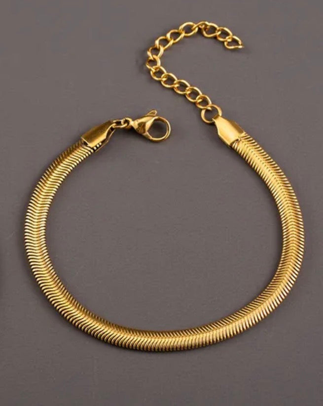 Golden Snake Bracelet