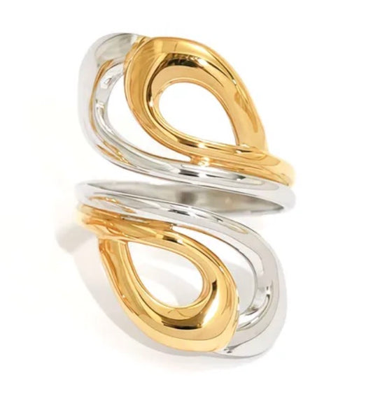 Golden Infinity Ring