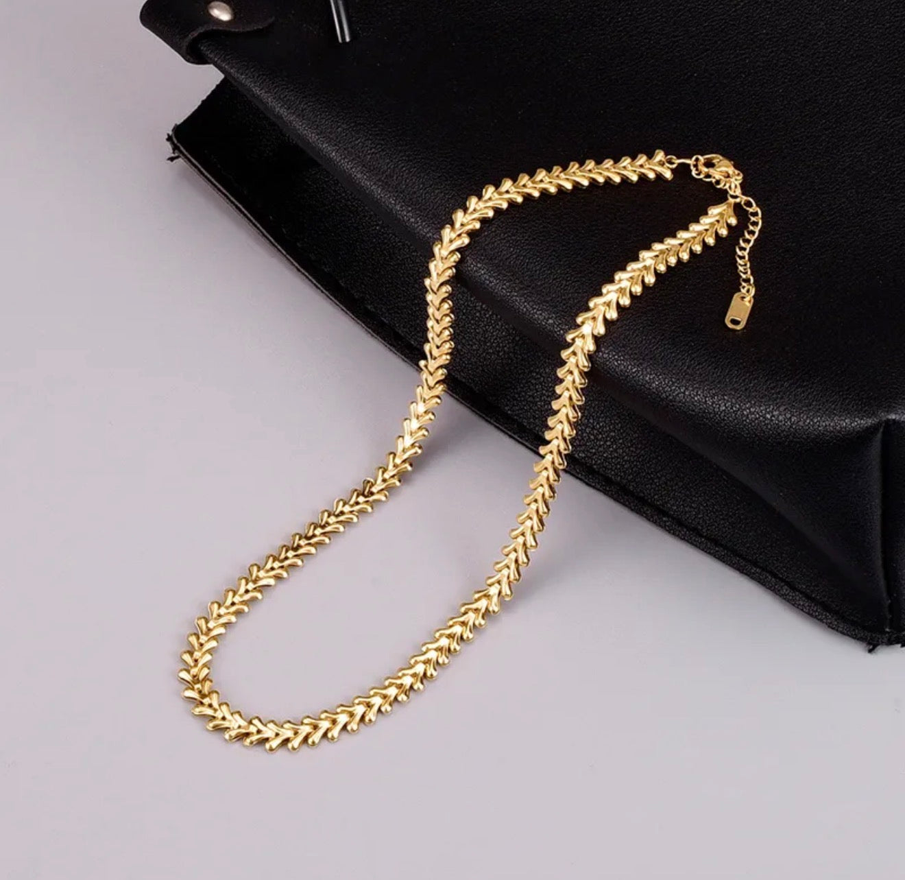 Golden Braid Necklace