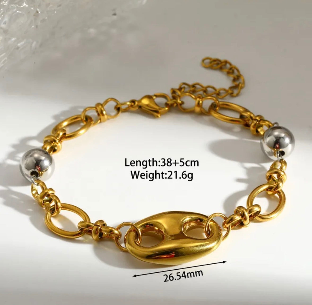 Golden Orbit Bracelet