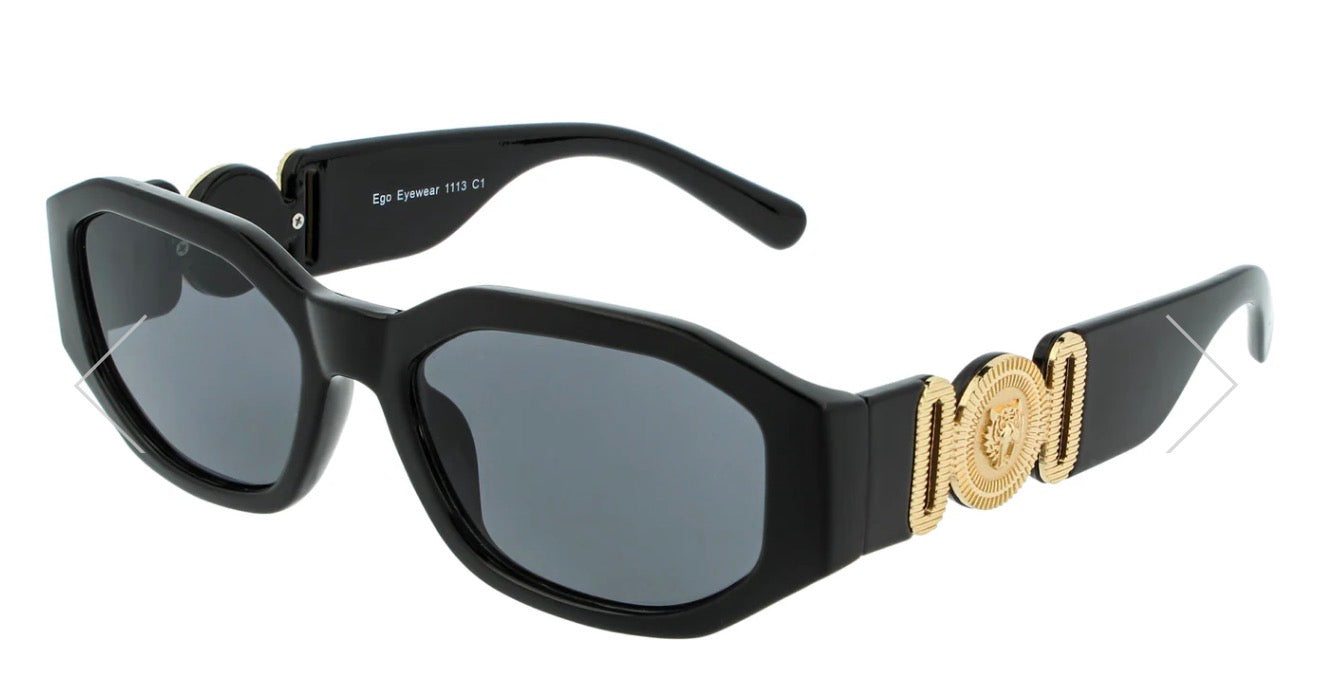 Black and Gold Sunglasses