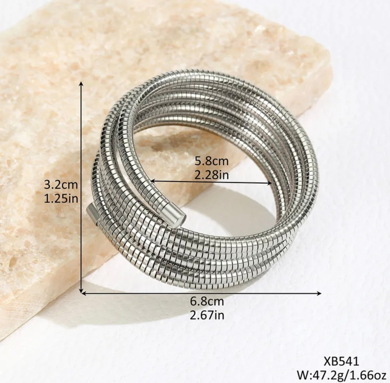 Silver Snake Bracelet