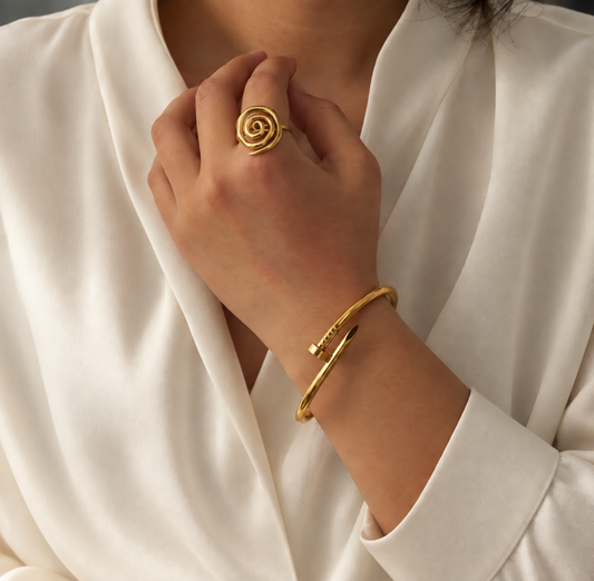 Elegant Golden Bangle
