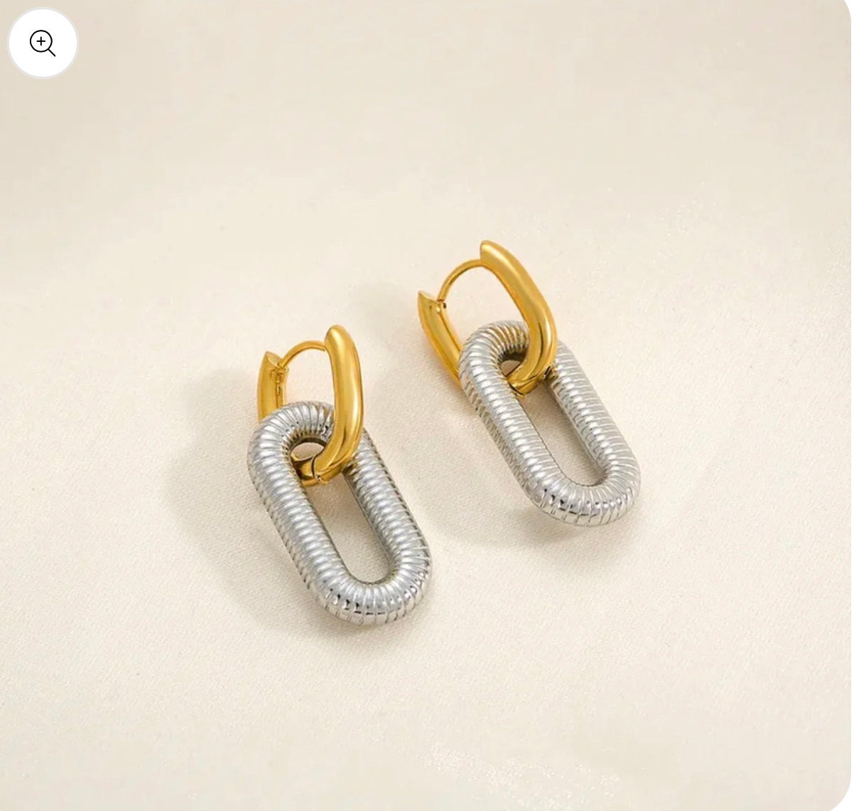 Lia Two Tone Earrings