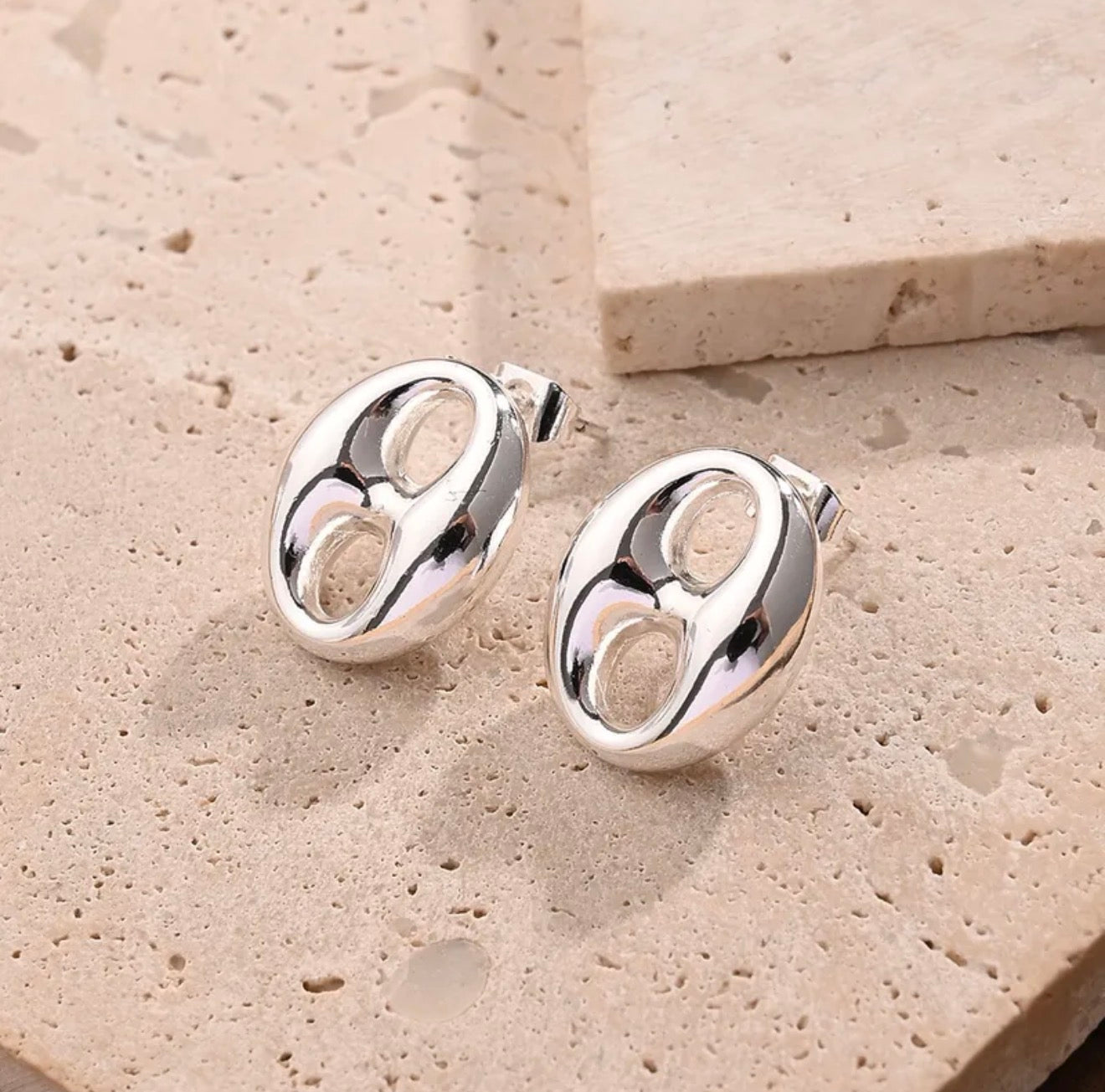 Silver Orbit Earrings