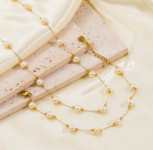 Pearl Chain Bracelet