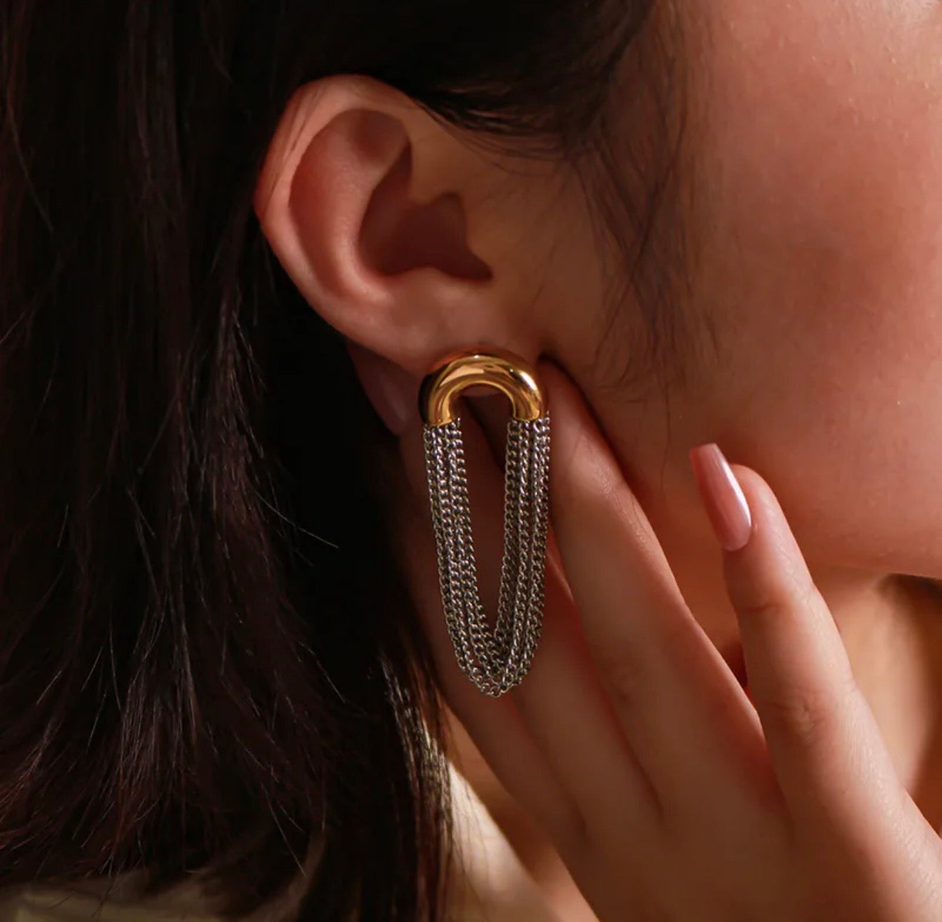 Two Tones Earrings