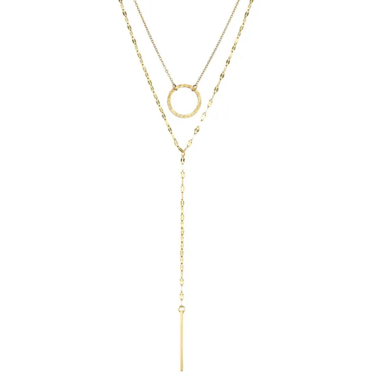 Layered Y Necklace