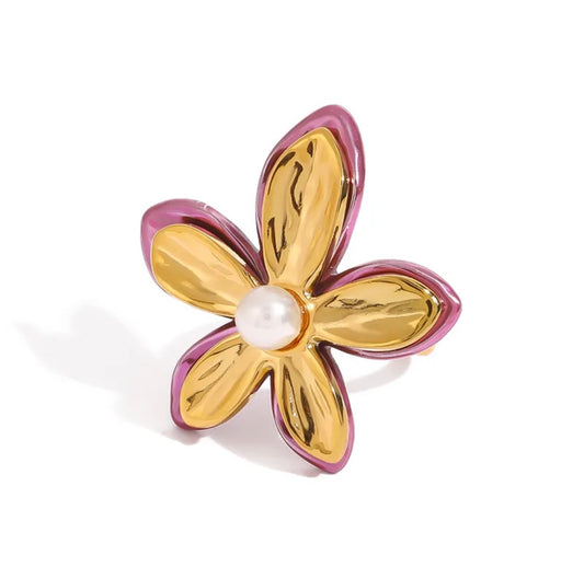 Golden Bloom Ring