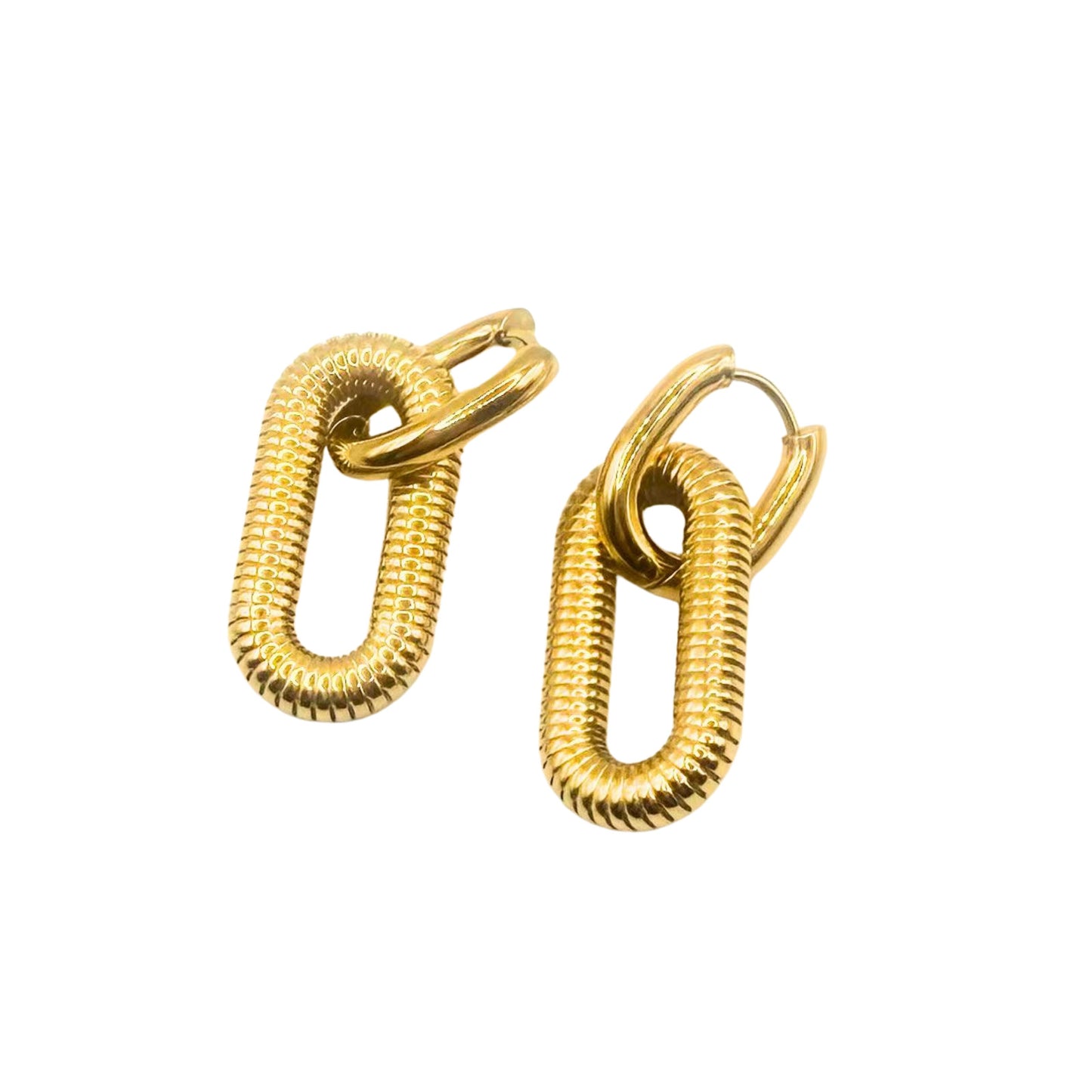 Pendientes Duo Dorados