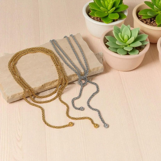 Silver Rope Necklace