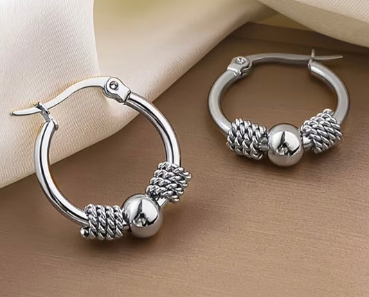 Becky Silver Earrings