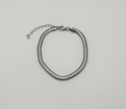 Silver Snake Bracelet