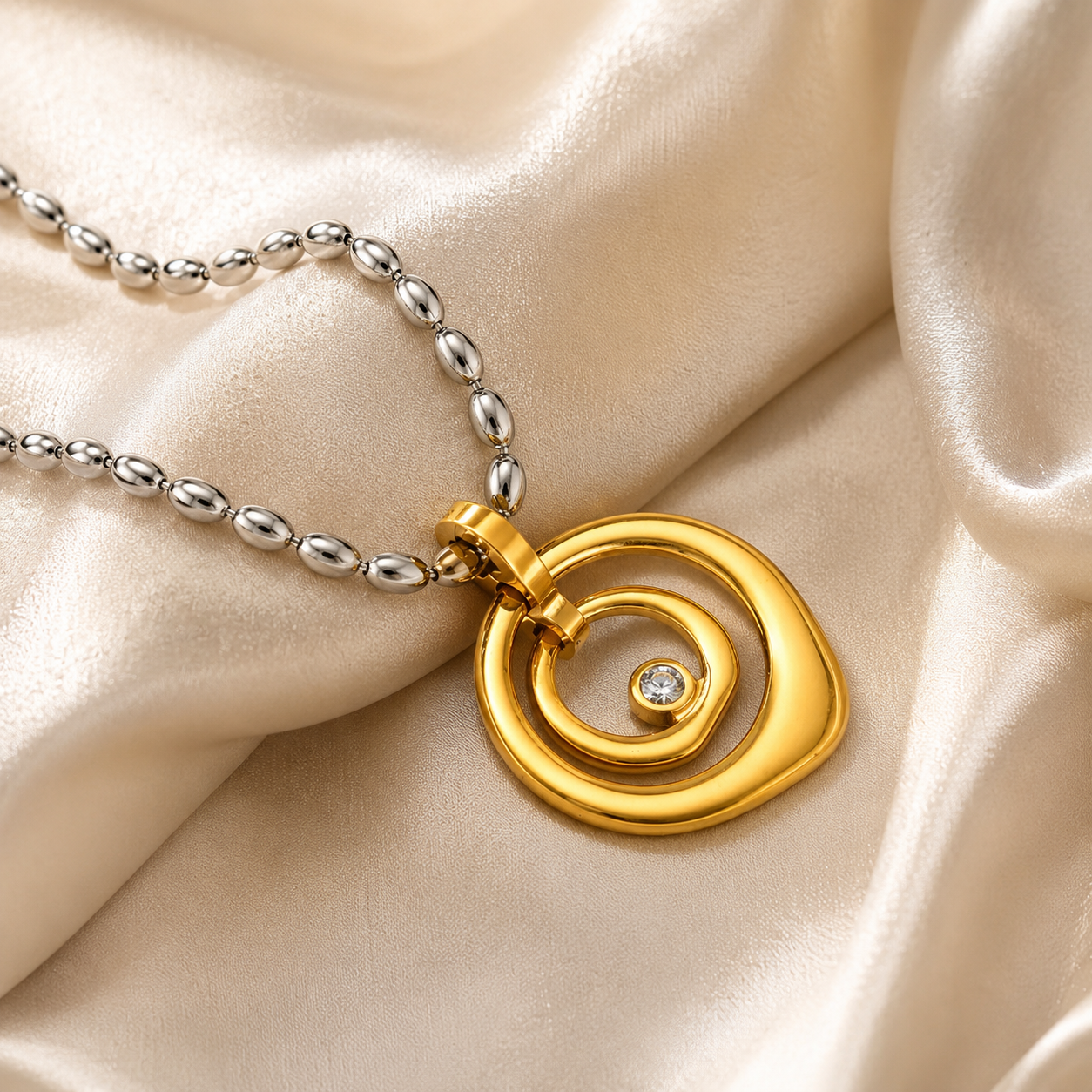 Two Circle Necklace