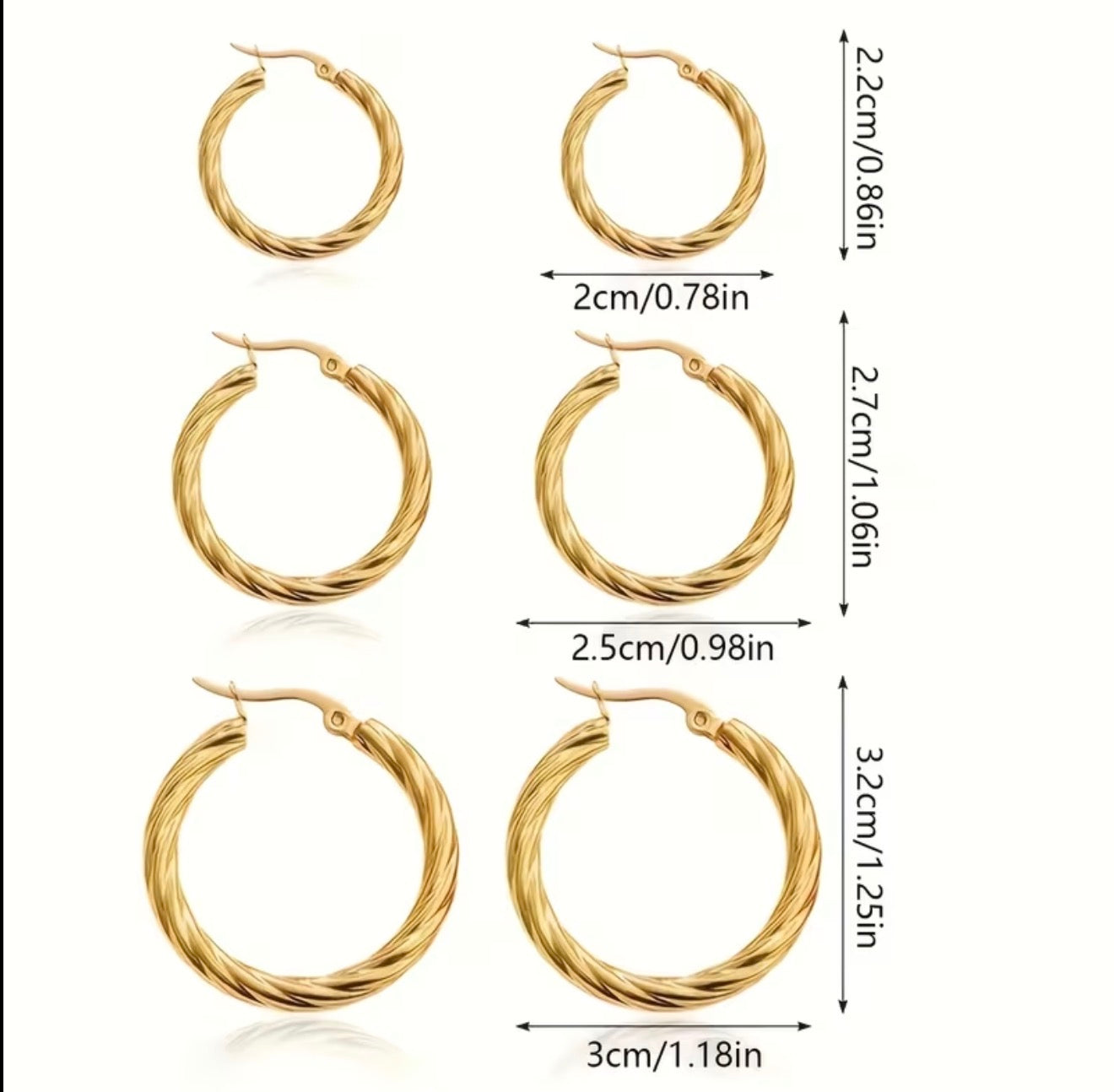 Classic Braided Hoop Earrings