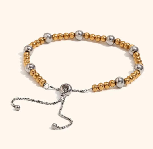 Bicolor Adjustable Bracelet
