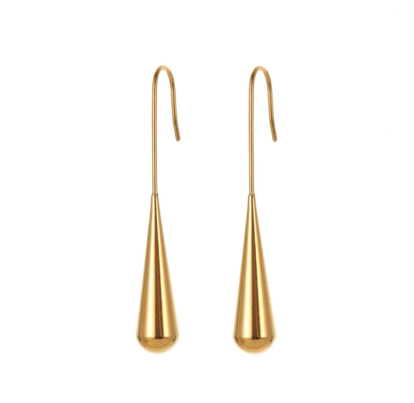 Golden Drop Earrings