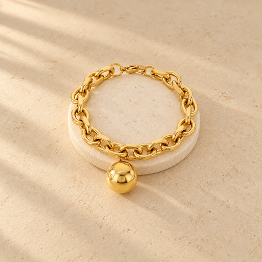 The Ball Golden Bracelet