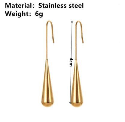 Golden Drop Earrings