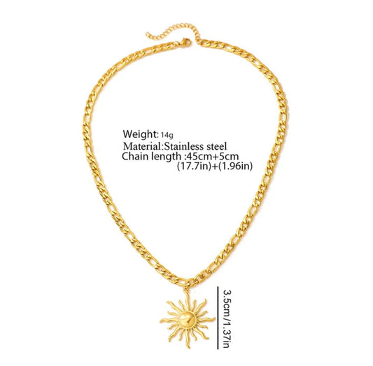 Figaro Sun Golden Necklace