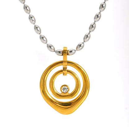 Two Circle Necklace