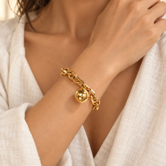 The Ball Golden Bracelet