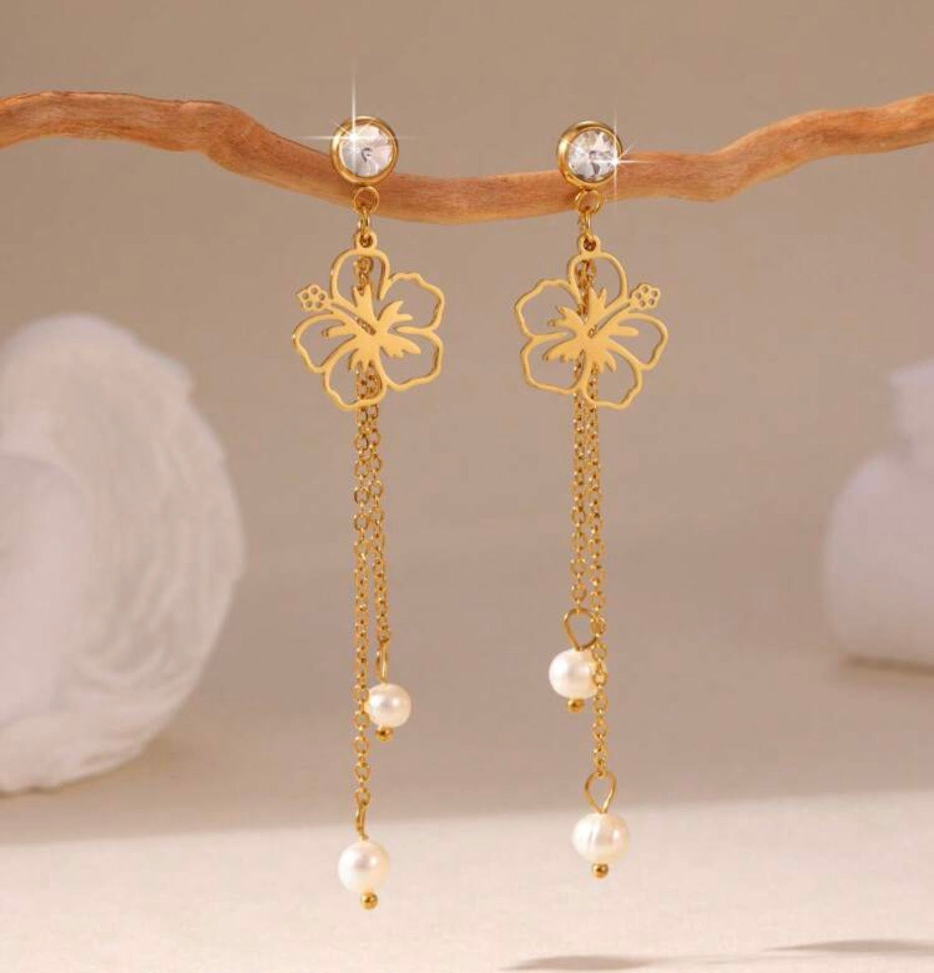 Golden Poppy Earrings
