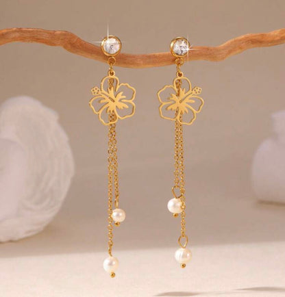 Golden Poppy Earrings