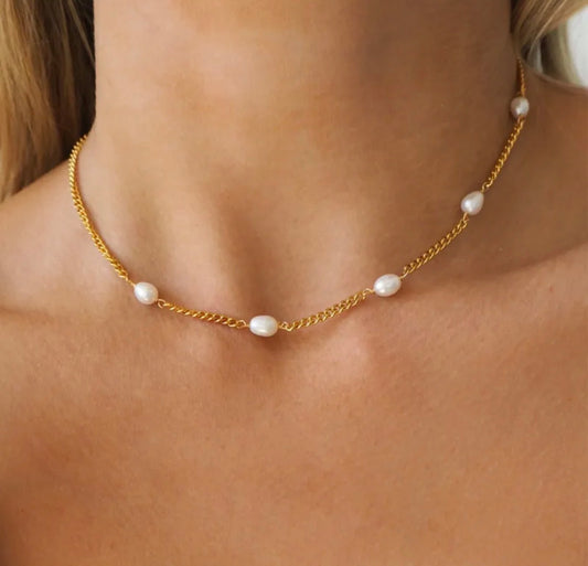 Pearl Golden Necklace