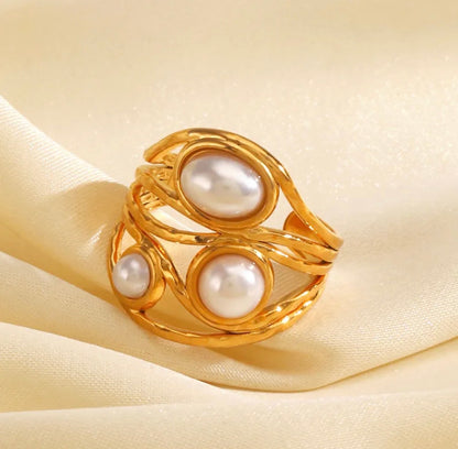 Radiant Pearl Ring