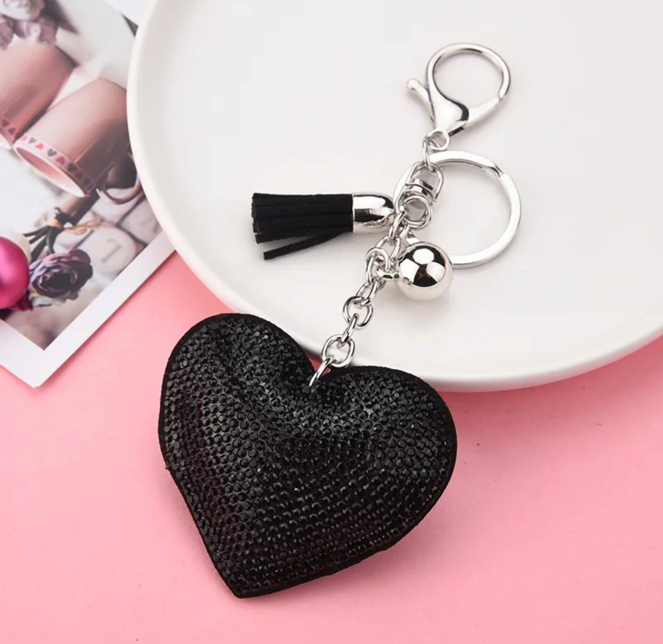 Black Heart Charm