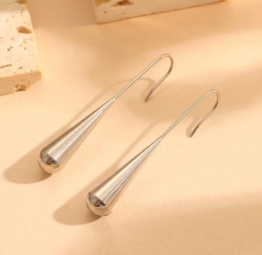 Silver Drop Earrings