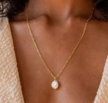 Single Pearl Necklace