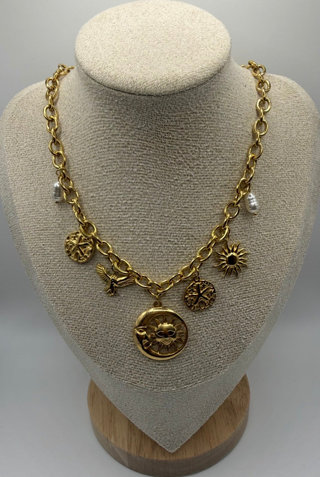 Sun Charm Necklace