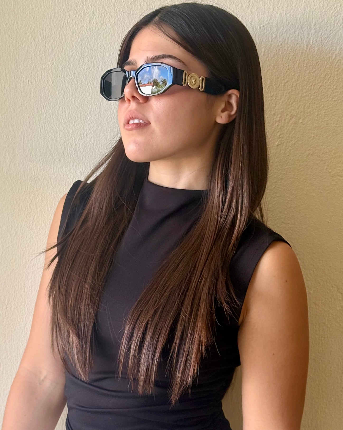 Black and Gold Sunglasses