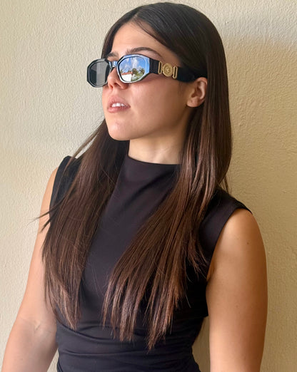 Black and Gold Sunglasses