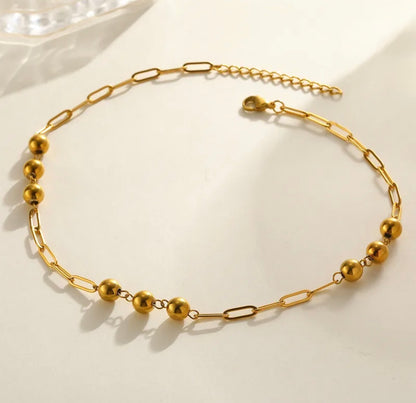 Golden Sphere Necklace
