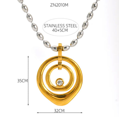Two Circle Necklace