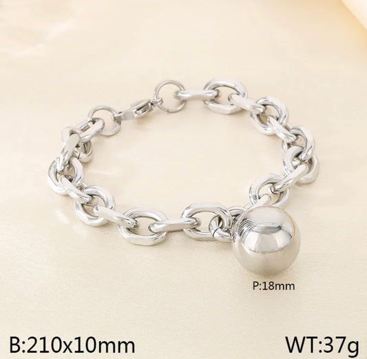 The Ball Silver Bracelet