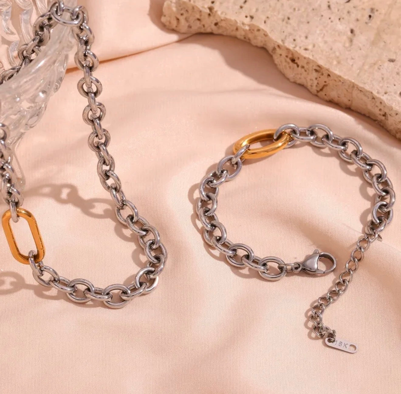 Ovalop Two Tones Bracelet