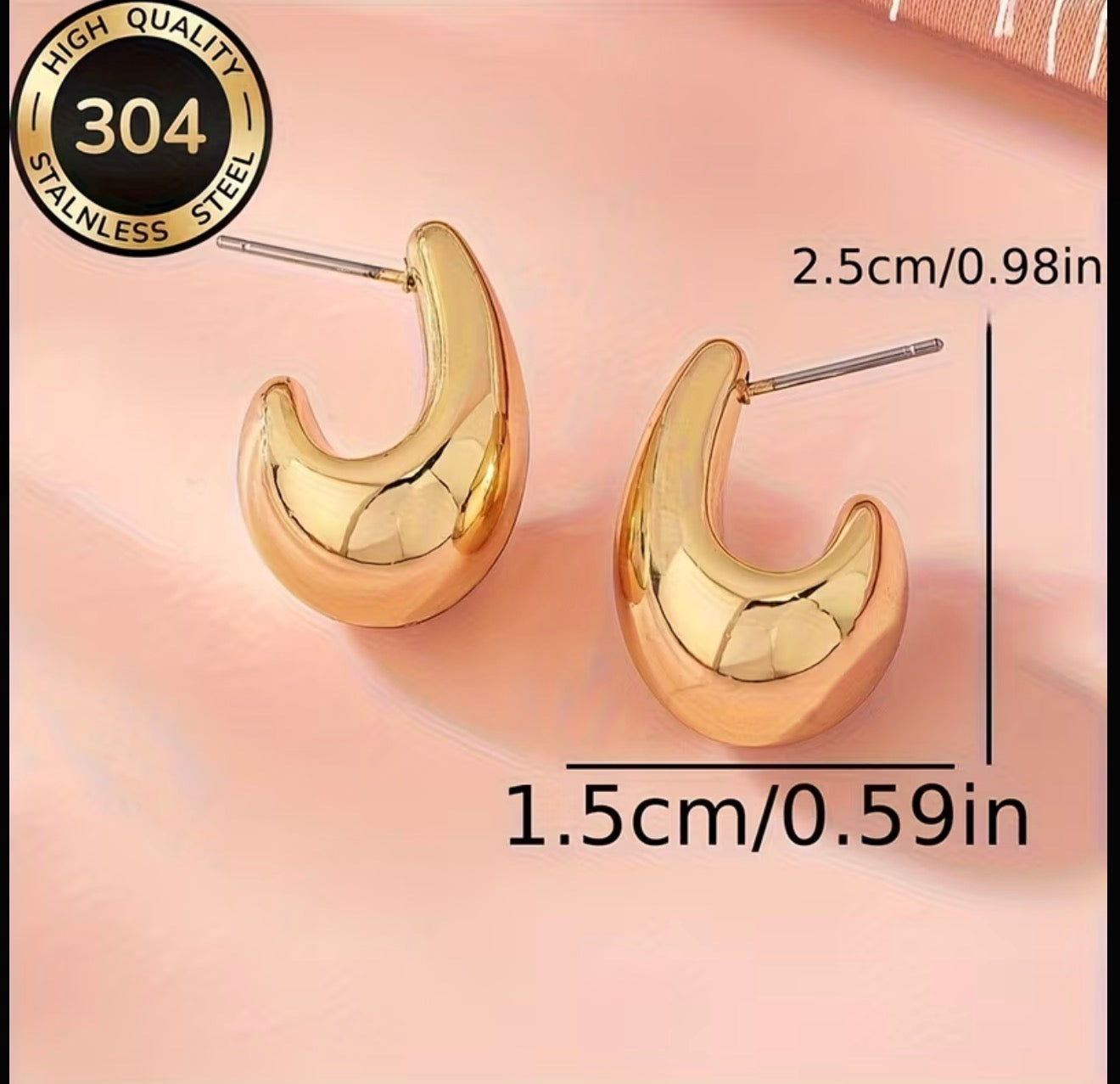 Ava Gold Earrings