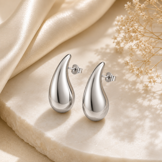 Silver Drop Earrings