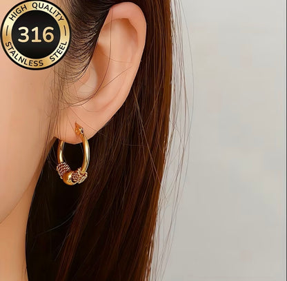 Becky Golden Earrings