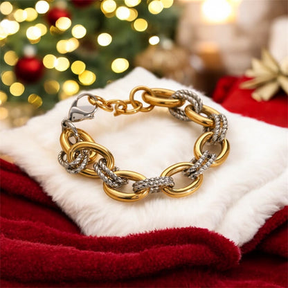 David Two Tones Bracelet